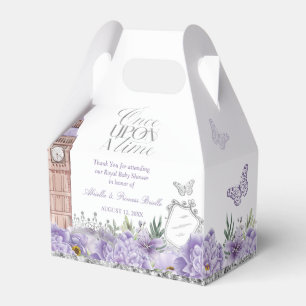 Purple and Silver Once Upon a Time Princess Favour Box