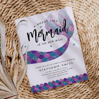 Purple and Teal Mermaid Baby Shower