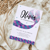 Purple and Teal Mermaid Birthday Party