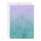 Purple and Teal Ombre Save the Date