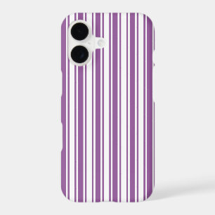 Purple and white candy stripes