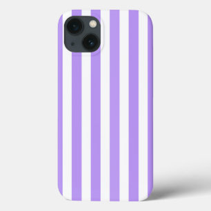 Purple and white candy stripes Case-Mate iPhone ca 13 Case