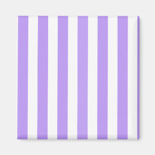 Purple and white candy stripes magnet