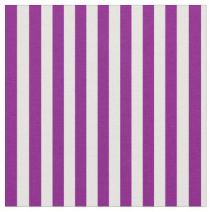 Purple and White Coloured Lined/Striped Pattern Fabric
