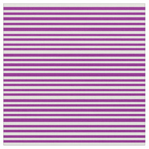 Purple and White Coloured Pattern of Stripes Fabric
