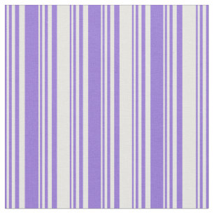 Purple and White Coloured Stripes Pattern Fabric