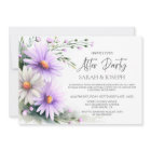 Purple and White Daisies Wedding After Party