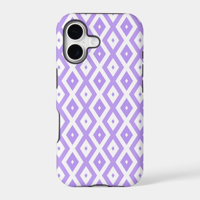 Purple and white diamond pattern (Back)