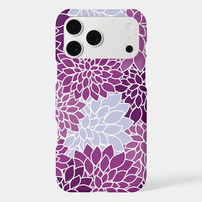 Purple and White Floral Pattern (Back)