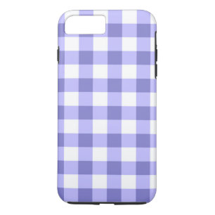 Purple And White Gingham Check Pattern Case-Mate iPhone Case
