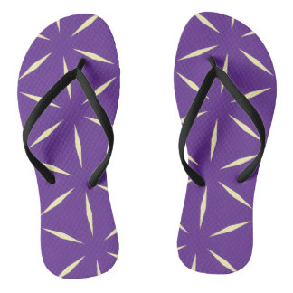 Purple and White Modern Design Jandals
