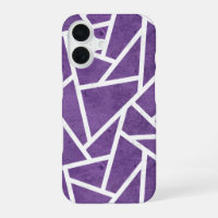Purple and white mosaic pattern