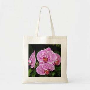 Purple and White Orchid Tote Bag
