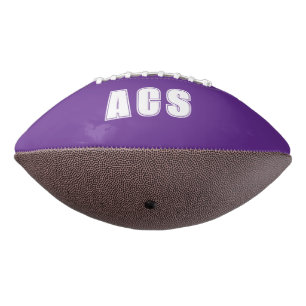 Purple and White School Colours Team Football