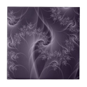 Purple and White Twist tile