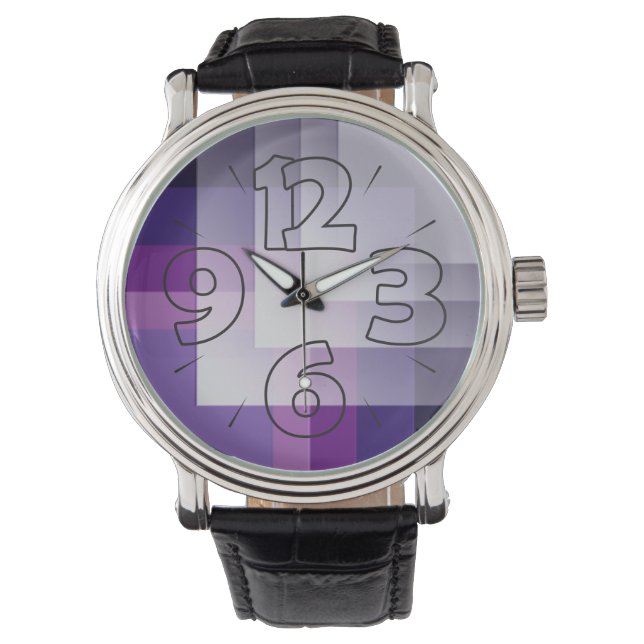Purple and white watch (Front)