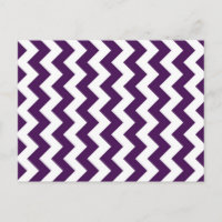 Purple and White Zigzag