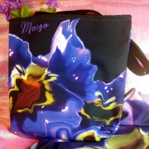 Purple and Yellow Passion Tote Bag