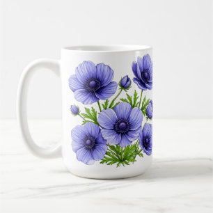 Purple Anemone Bouquet Coffee Mug
