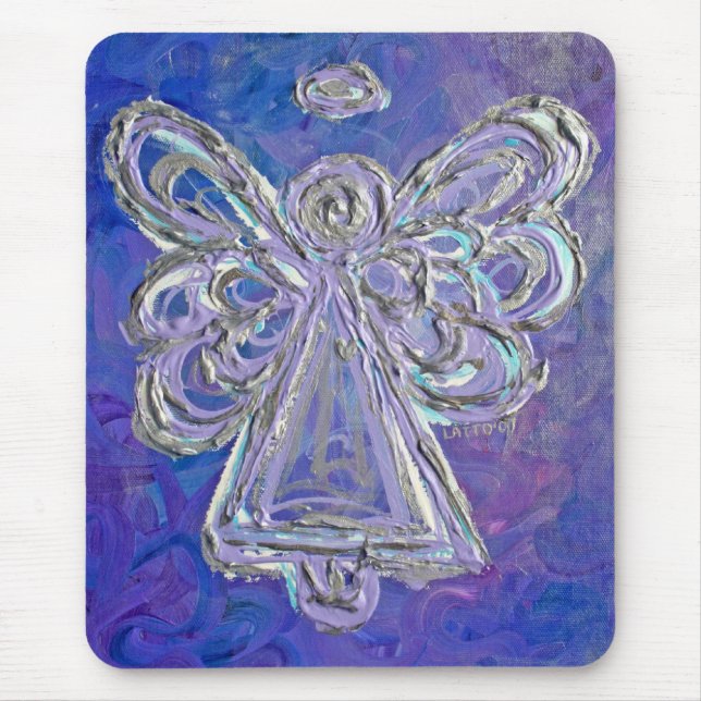 Purple Angel Mousepad (Front)