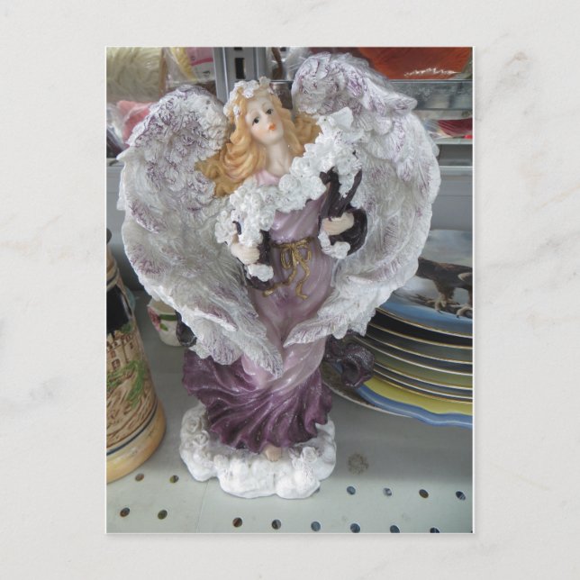 Purple Angel Postcard (Front)