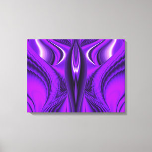 Purple Angel Wings Canvas Print