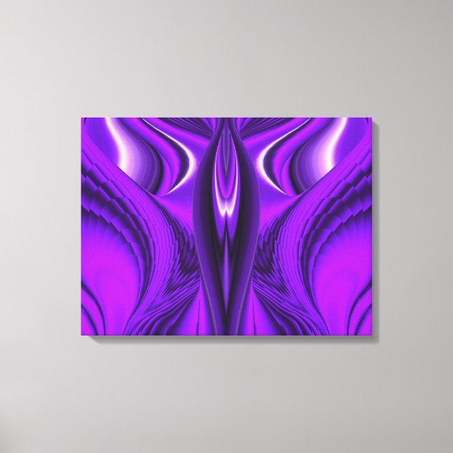 Purple Angel Wings Canvas Print (Front)