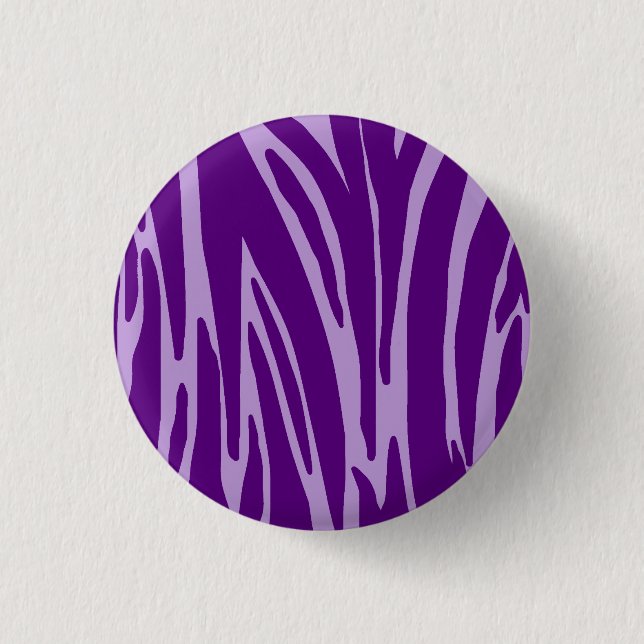 Purple Animal Print Button (Front)