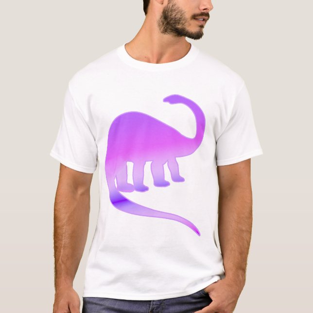 Purple Apatosaurus (Brontosaurus) Shirt (Front)