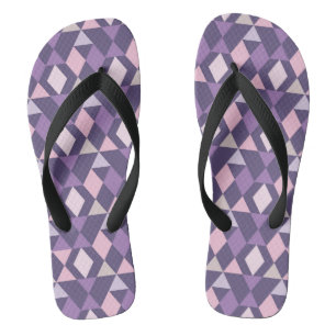 Purple Arabic Geometric Pattern Jandals