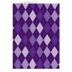 Purple argyle pattern