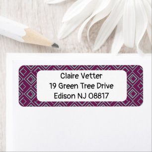 Purple Art Deco