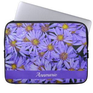Purple Aster Flowers at RHS Garden Wisley  Laptop Sleeve