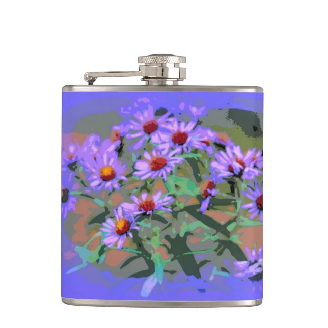 purple asters flask (Front)