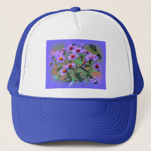 purple asters hat
