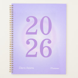 Purple Aura Big Year Planner