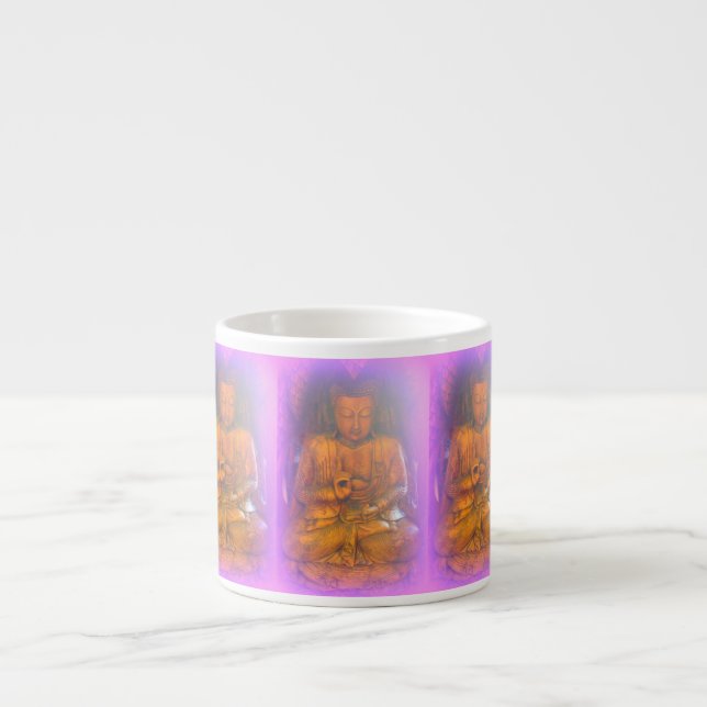 purple aura buddhas espresso mug (Front)