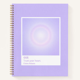 Purple Aura Swatch Angel Number Notebook