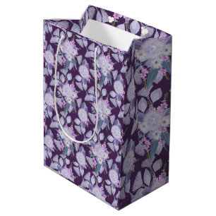 Purple Australian Wildflowers Gift Bag