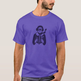Purple Aviator Man T-Shirt