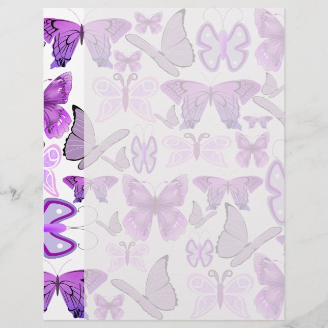 Purple Awareness Butterflies (Front)