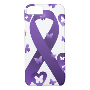 Purple Awareness Ribbon Case-Mate iPhone Case