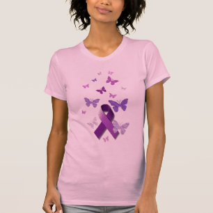 Purple Awareness Ribbon T-Shirt