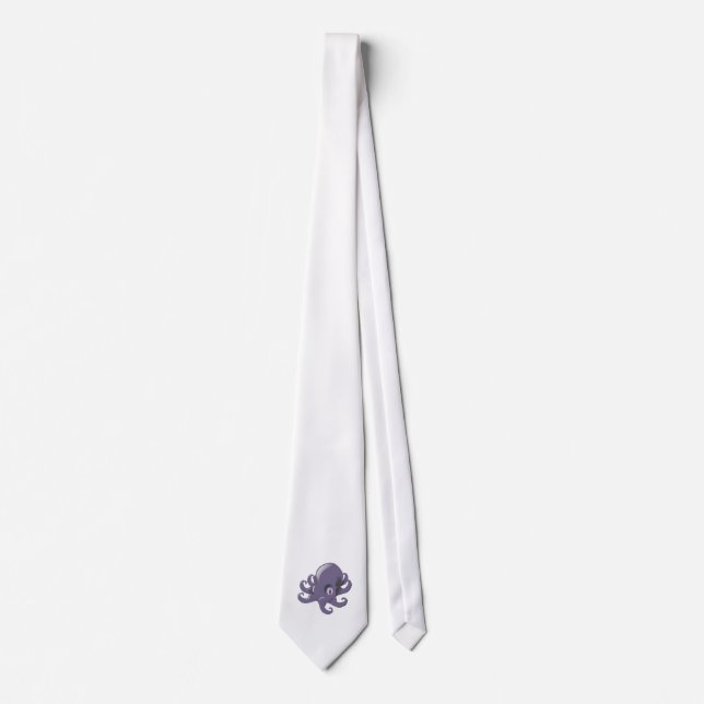 Purple Baby Octopus Tie (Front)