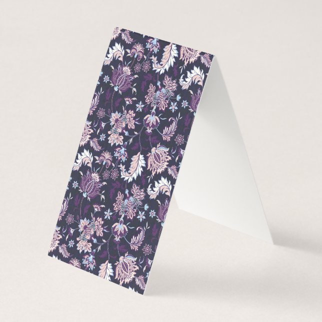 Purple Background Big Floral Seamless Pattern (Back)