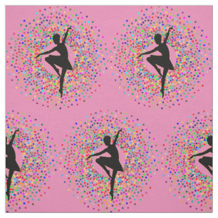 Purple Ballerina Colour Burst Fabric