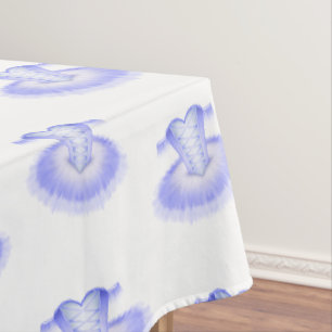 Purple Ballet Birthday Tutu Watercolour Tablecloth