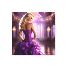 Purple Ballroom Lady