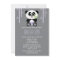 Purple Bamboo Panda in Diapers Baby Shower