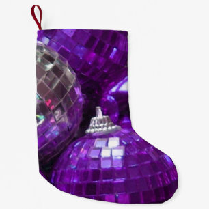 Purple Baubles stocking